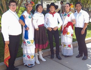 Juan with his Folklorico group at UC Riverside