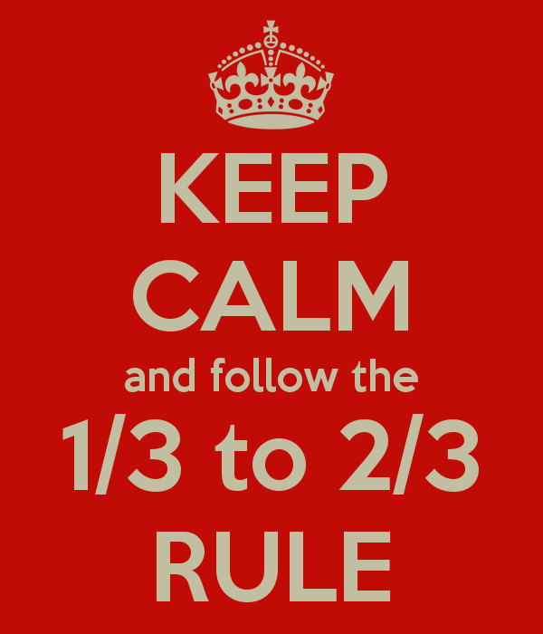 1:3 rule